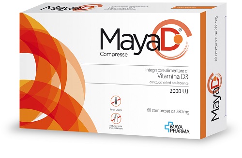 MAYA D 60 COMPRESSE MASTICABILI DA 280 MG - farmavitality.it