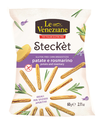 LE VENEZIANE STECKET PATATE ROSMARINO 60 G - farmavitality.it