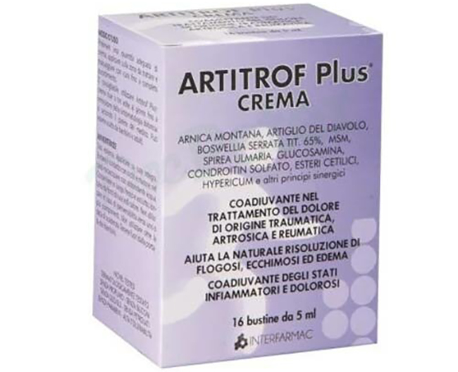 ARTITROF PLUS CREMA 16 BUSTINE DA 5 ML - farmavitality.it