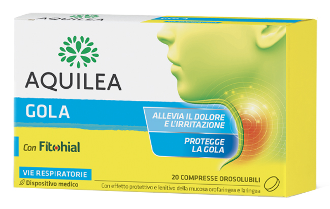 AQUILEA GOLA 20 COMPRESSE OROSOLUBILI - farmavitality.it