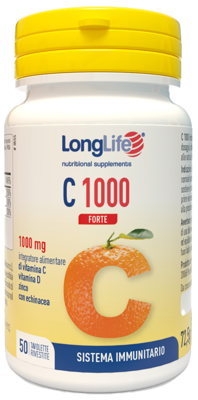LONGLIFE C 1000 FORTE 50 TAVOLETTE - farmavitality.it