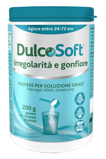 DULCOSOFT IRREGOLARITA' E GONFIORE POLVERE SOLUBILE 200 G - farmavitality.it