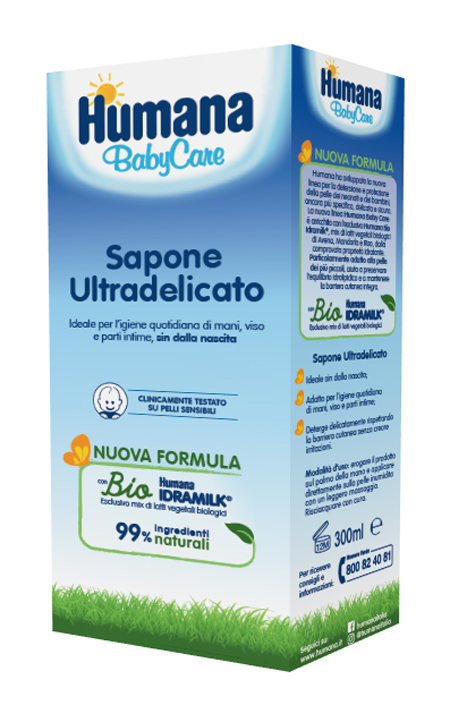 HUMANA BABY CARE SAPONE LIQUIDO 300 ML - farmavitality.it
