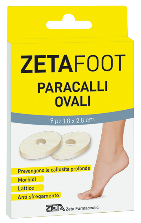 ZETAFOOT PARACALLO OVALE LATTICE 9 PEZZI - farmavitality.it