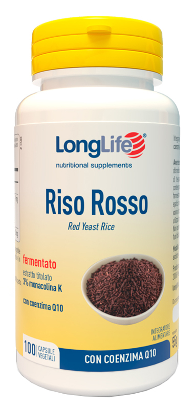 LONGLIFE RISO ROSSO 100 CAPSULE VEGETALI - farmavitality.it