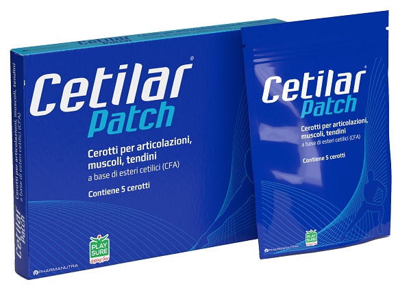 CEROTTO MONOUSO CETILAR PATCH PER ARTICOLAZIONI MUSCOLI E TENDINI 5 PEZZI - farmavitality.it