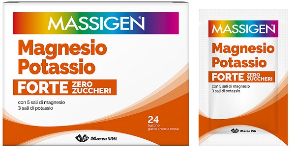 MAGNESIO POTASSIO FORTE ZERO ZUCCHERO 24 BUSTINE - farmavitality.it
