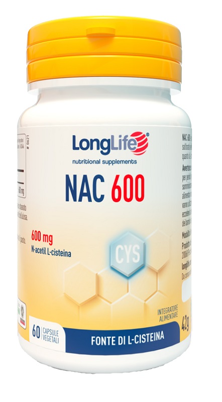 LONGLIFE NAC 600MG 60 CAPSULE - farmavitality.it