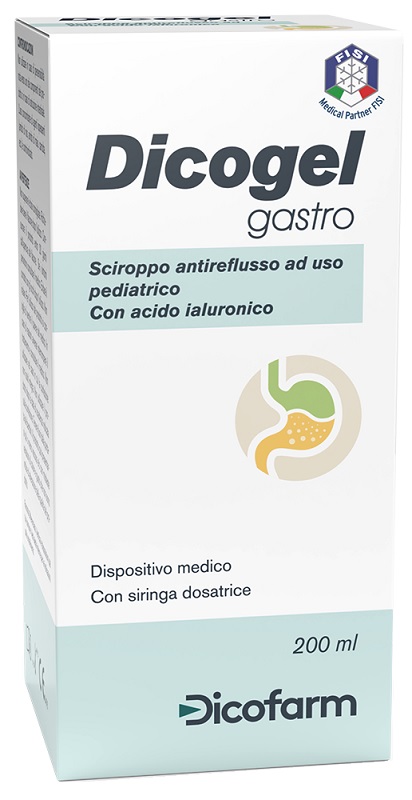 SCIROPPO ANTIREFLUSSO PEDIATRICO DICOGEL GASTRO 200 ML - farmavitality.it