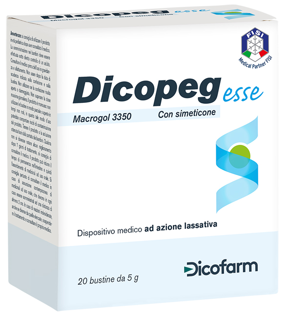 DICOPEG ESSE 20 BUSTE 5 G MACROGOL 3350 - farmavitality.it