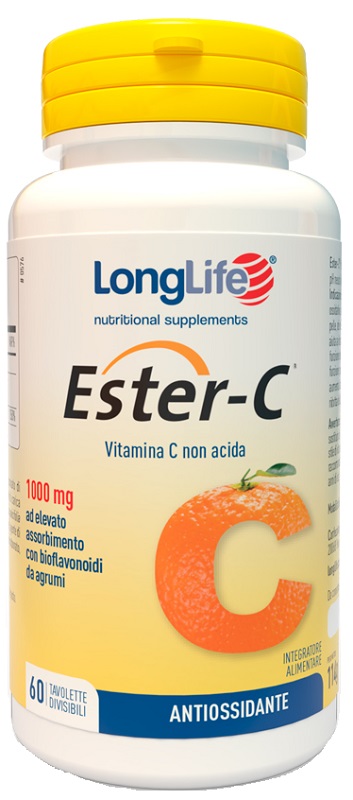 LONGLIFE ESTER C 1000MG 60 TAVOLETTE - farmavitality.it
