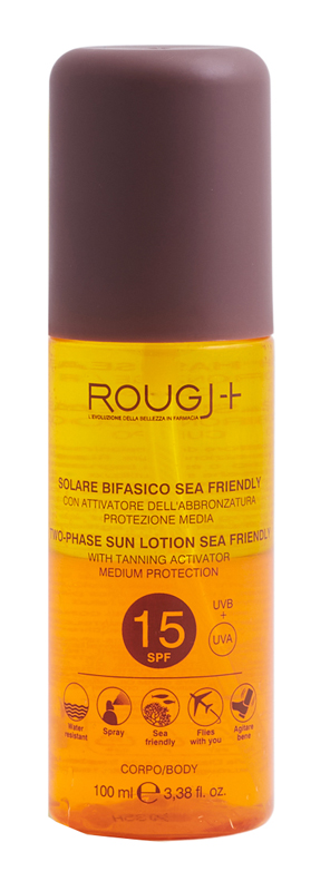 ROUGJ SUNTECH SPF15 BIFASICO INTENSIFICATORE ABBRONZATURA 100 ML - farmavitality.it