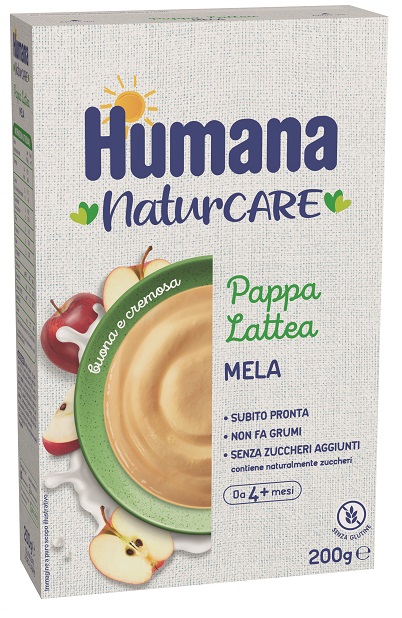 HUMANA PAPPA LATTEA MELA 200 G - farmavitality.it
