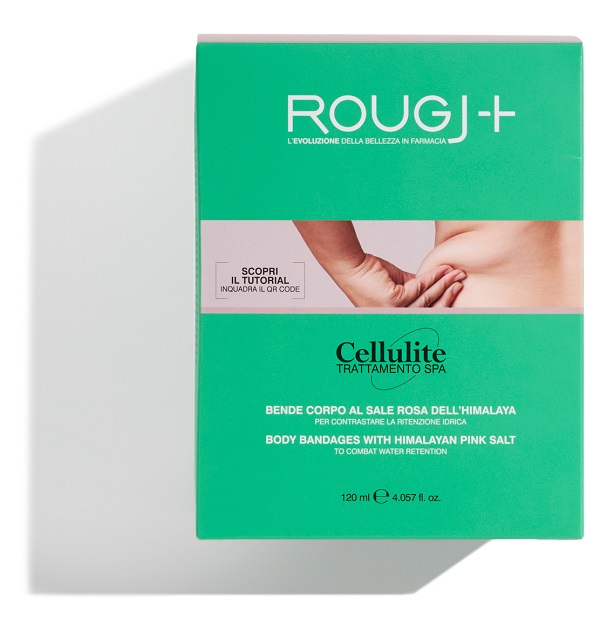 ROUGJ CELLULITE TRATTAMENTO SPA BENDE CORPO AL SALE ROSA DELL'HIMALAYA 2 PEZZI 120 ML - farmavitality.it