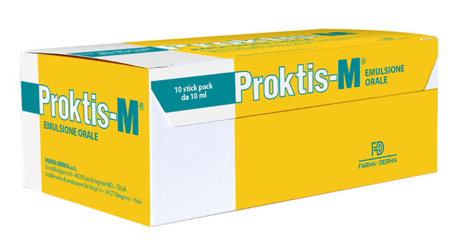 PROKTIS-M EMULSIONE ORALE 10 STICK DA 10 ML - farmavitality.it