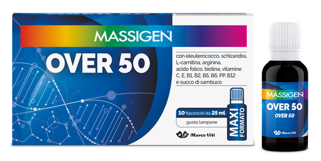 MASSIGEN OVER 50 10 FLACONI DA 25 ML - farmavitality.it