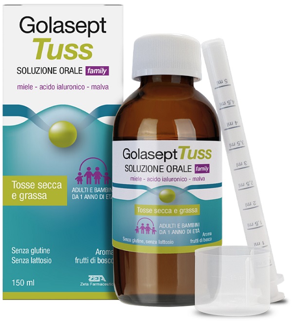 SOLUZIONE ORALE GOLASEPT TUSS FAMILY 150 ML - farmavitality.it