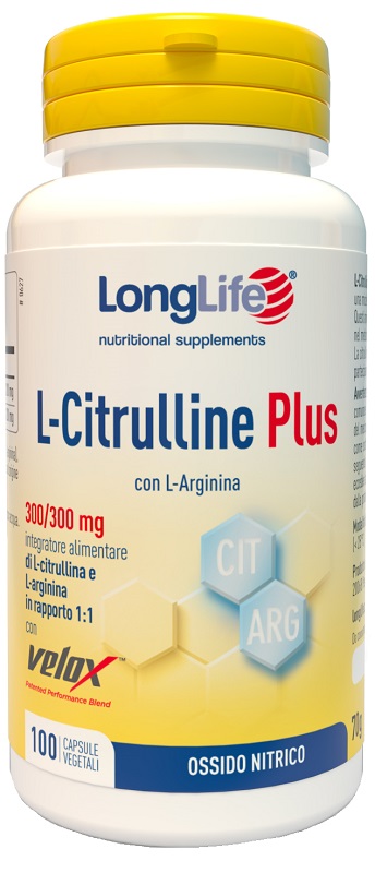 LONGLIFE L-CITRULLINE PLUS 100 CAPSULE VEGETALI - farmavitality.it