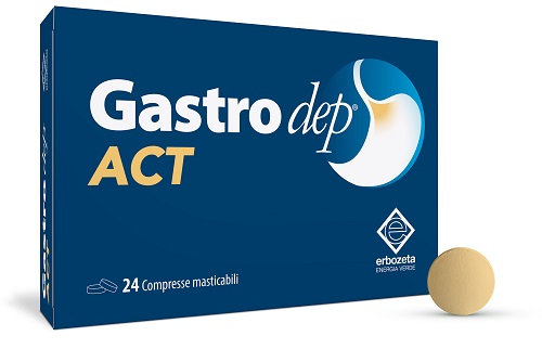 GASTRODEP ACT 24 COMPRESSE MASTICABILI - farmavitality.it