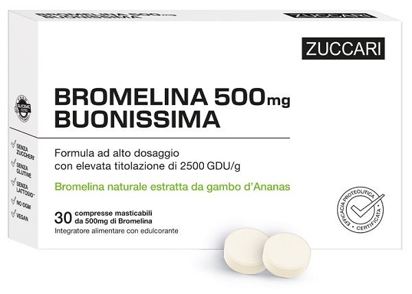 BROMELINA 500 BUONISSIMA 30 COMPRESSE - farmavitality.it