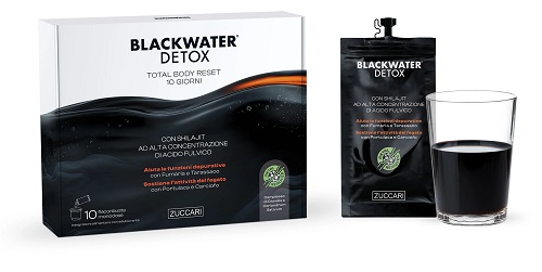 BLACK WATER DETOX 10 BUSTE DA 20 ML - farmavitality.it