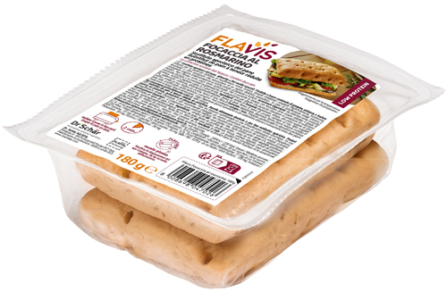 FLAVIS FOCACCIA ROSMARINO 2 PEZZI DA 90 G - farmavitality.it