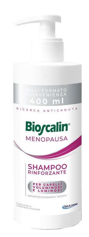 BIOSCALIN MENOPAUSA SHAMPOO RINFORZANTE 400 ML - farmavitality.it
