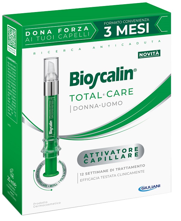 BIOSCALIN TOTAL CARE ATTIVATORE CAPILLARE 2 APPLICATORI MULTIDOSE X 10 ML - farmavitality.it