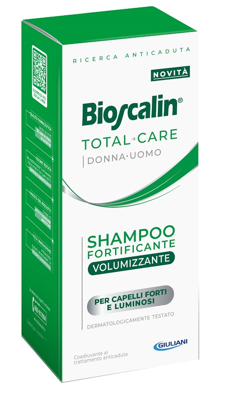 BIOSCALIN TOTAL CARE SHAMPOO FORTIFICANTE VOLUMIZZANTE 200 ML - farmavitality.it