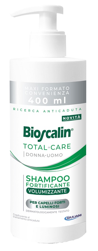 BIOSCALIN TOTAL CARE SHAMPOO FORTIFICANTE VOLUMIZZANTE 400 ML - farmavitality.it