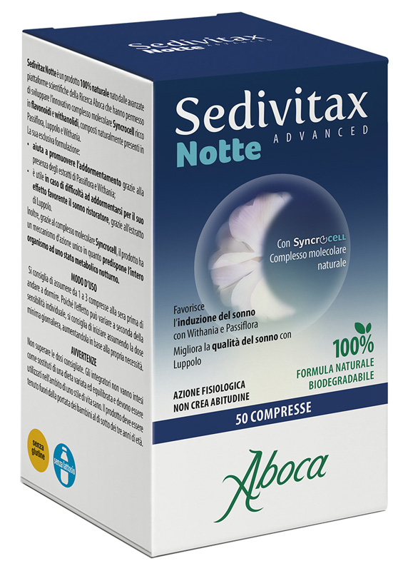 SEDIVITAX NOTTE ADVANCED 50 COMPRESSE - farmavitality.it