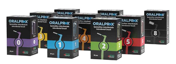 ORALPROX SCOVOLINO BLISTER 6 PEZZI MISURA 1 - farmavitality.it