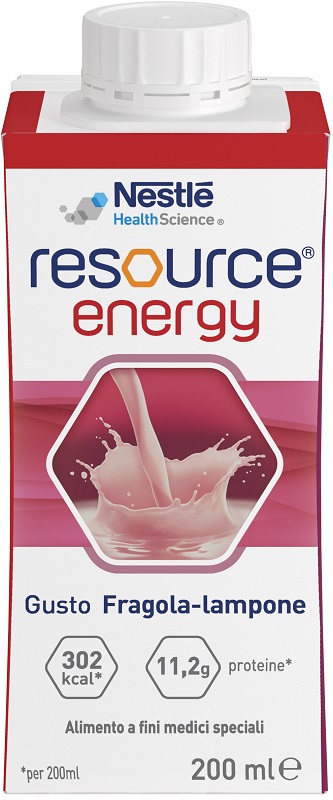 RESOURCE ENERGY FRAGOLA-LAMPONE 200 ML - farmavitality.it