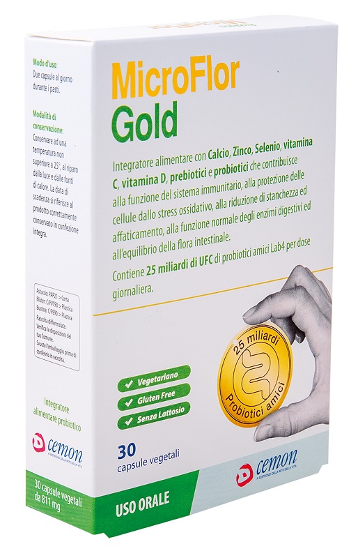 MICROFLOR GOLD 30 CAPSULE VEGETALI - farmavitality.it
