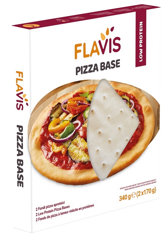 FLAVIS PIZZA BASE 2 FONDI PIZZA APROTEICI DA 170 G - farmavitality.it