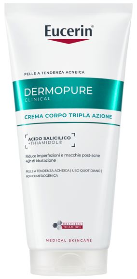 EUCERIN DERMOPURE CLINICAL CREMA CORPO TRIPLA AZIONE 200 ML - farmavitality.it