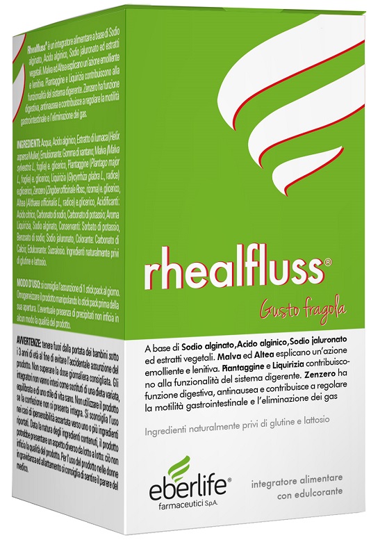 RHEALFLUSS FRAGOLA 20 STICKPACK DA 10 ML - farmavitality.it