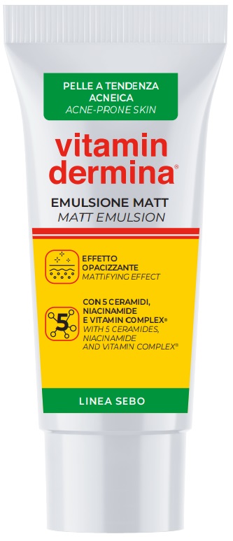 VITAMINDERMINA SEBO EMULSIONE MATTINO 40 ML - farmavitality.it