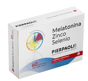 MELATONINA ZINCO SELENIO PIERPAOLI 60 COMPRESSE - farmavitality.it