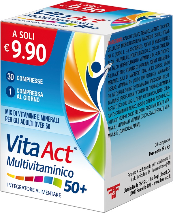 MULTIVITAMINICO ACT 50+ 30 COMPRESSE - farmavitality.it