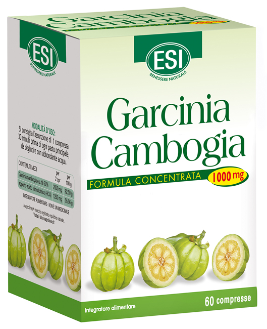 ESI GARCINIA CAMBOGIA 1000 MG 60 COMPRESSE - farmavitality.it