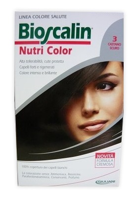 BIOSCALIN NUTRI COLOR 3 CASTANO SCURO SINCROB 124 ML - farmavitality.it