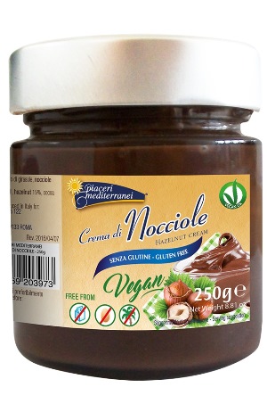 PIACERI MEDITERRANEI CREMA NOCCIOLA 250 G - farmavitality.it
