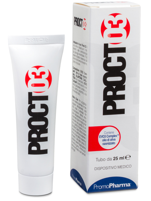 PROCTO3 CREMA PER TRATTAMENTO EMORROIDI 25 ML - farmavitality.it