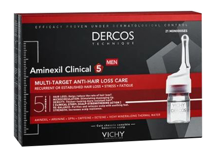 DERCOS AMINEXIL FIALE 42 UOMO 6 ML - farmavitality.it