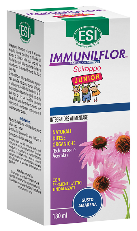 ESI IMMUNILFLOR SCIROPPO JUNIOR 180 ML - farmavitality.it