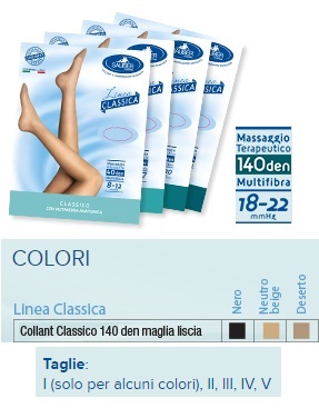 SAUBER COLLANT 140 DENARI MAGLIA LISCIA NEUTRO BEIGE 4 LINEA CLASSICA - farmavitality.it