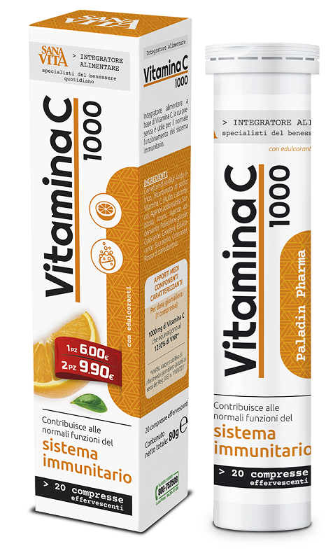SANAVITA VITAMINA C 20 COMPRESSE EFFERVESCENTI - farmavitality.it