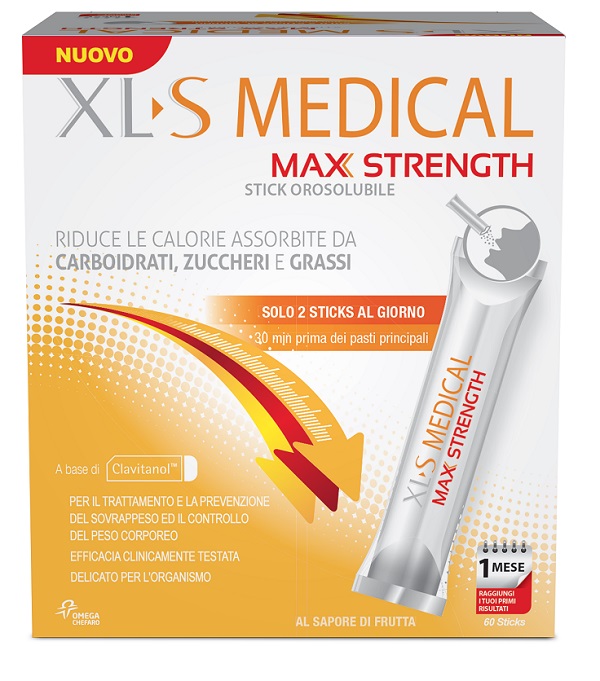 XLS MEDICAL MAX STRENGTH 60 STICK OROSOLUBILI - farmavitality.it