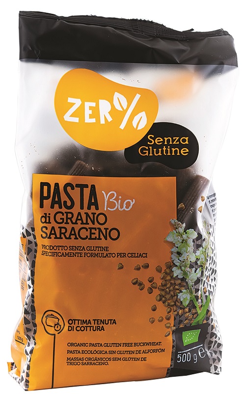 ZER% GLUTINE RIGATONI DI GRANO SARACENO BIO 500 G - farmavitality.it